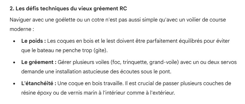 Les défis techniques